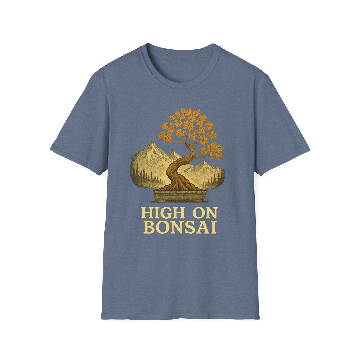High on Bonsai Colorado Mountain Landscape Unisex Tee